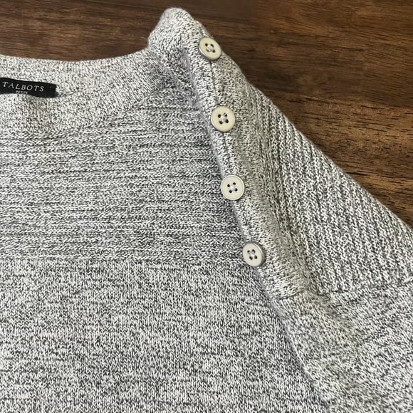 Talbots grey sweater - Picture 3 of 5